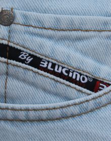 Blucino Jeans Iceblue Karottenfit