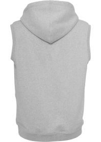 Urban Classics TB487 Melange Sleeveless Ziphoody Lightgrey