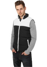 Urban Classics TB346 2-Tone Bubble Vest Black/White