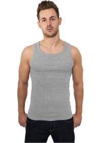 Urban Classics TB416 1By1 Rip Tanktop Grey