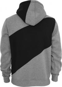 Urban Classics Zig Zag Hoody TB205 Grey/Black/Charcoal