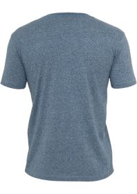 Urban Classics Melange V-Neck Pocket Tee TB484 Navy