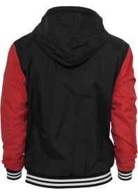 Urban Classics TB509 University Windbreaker Black/Red