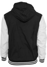 Urban Classics TB509 University Windbreaker Black/White