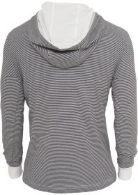Urban Classics TB501 Stripe Jersey Hoody Navy/White