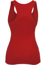 Urban Classics TB452 Ladies Button Tanktop Red