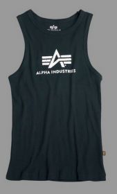 Alpha Industries Logo Tank schwarz 151503