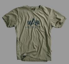 Alpha Industries Basic T-Shirt olivgrün 100501