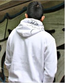 Picaldi 2017 Hoody Gangsta Rap weiss