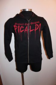 Picaldi 2223 Sweatjacke schwarz-rot