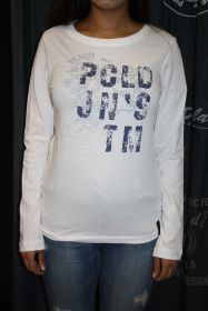 Picaldi 3703 Damen Langarm Shirt weiß