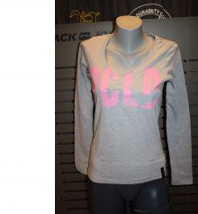 Picaldi 3704 Damen Shirt grau-rosa