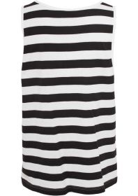 Urban Classics TB499 Stripe Big Tank White/Black