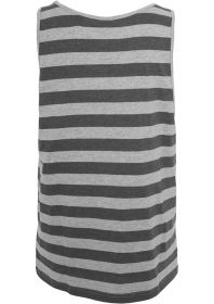 Urban Classics TB499 Stripe Big Tank Grey/Charcoal