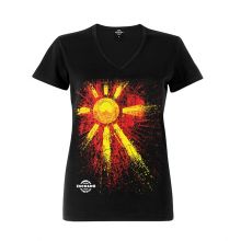 Zoonamo Damen T-Shirt Mazedonien Classic