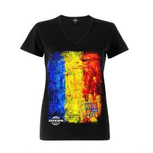 Zoonamo Damen T-Shirt Rumänien Classic