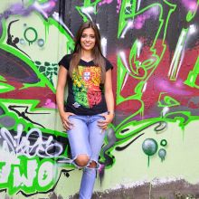 Zoonamo Damen T-Shirt Portugal Classic