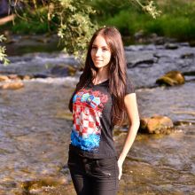 Zoonamo Damen T-Shirt Kroatien Classic