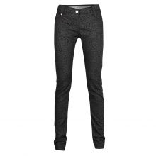 Viazoni Jeans Viola black mit Blumenmustern