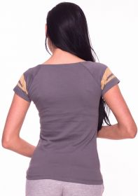 Thug Life Damen T-Shirt dark grey TLWF12TS08