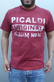 Picaldi 3056 T-Shirt rot-weiss