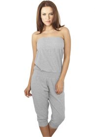 Urban Classics TB920 Ladies Capri Jumpsuit grey