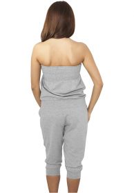Urban Classics TB920 Ladies Capri Jumpsuit grey