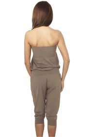 Urban Classics TB920 Ladies Capri Jumpsuit beige
