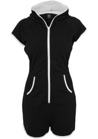 Urban Classics TB465 Ladies Hot Jumpsuit black/white