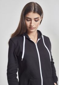 Urban Classics TB1077 Sweat Jumpsuit black/white