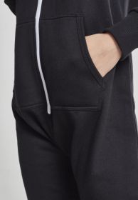 Urban Classics TB1077 Sweat Jumpsuit black/white