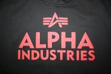 Alpha Industries Foam Print Hoody 143302 black