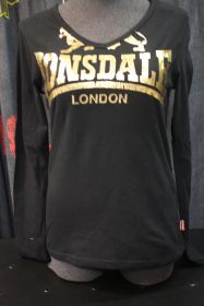 Lonsdale Damen Langarmshirt Tally 113211 black
