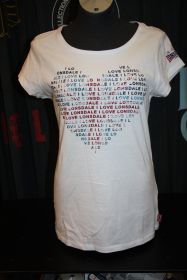 Lonsdale Damen T-Shirt EDINBURGH weiss