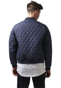 Urban Classics TB862 Diamond Quilt Nylon Jacket blue