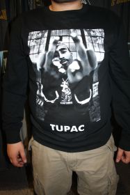 Thug Life Langarnshirt MT358 2PAC TUPAC black