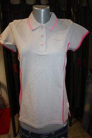 Tee up Golfgear Damen Poloshirt grau