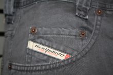 Diesel Jeans Saddle Gabardine grau