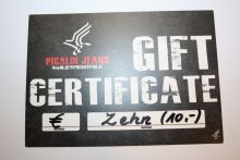 Gift Card über ¤ 10,--