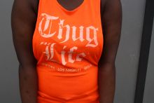 Thug Life Damen T-Shirt Aron orange TLS-MOD11