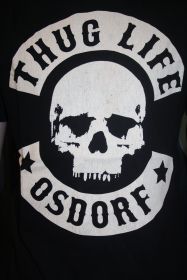 Thug Life T-Shirt Skull Osdorf black TLTS-Osd17
