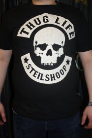 Thug Life T-Shirt Skull Steilshoop black TLTS-STE17