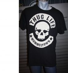 Thug Life T-Shirt Skull Muemmeltown black TLTS-Müm17