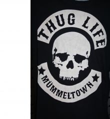 Thug Life T-Shirt Skull Muemmeltown black TLTS-Müm17