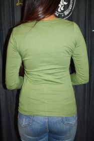 Picaldi 3704 Damen Shirt grün-gelb