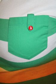 Arqueonautas Damen Polo Shirt 802159 grn/orange