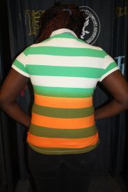 Arqueonautas Damen Polo Shirt 802159 grn/orange