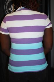 Arqueonautas Damen Polo Shirt 802159 beige/blau