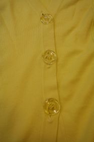 SEM PER LEI Damen Cardigan CA 45890 gelb