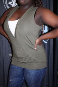 HUGO Wickelshirt Dena olive 10119645